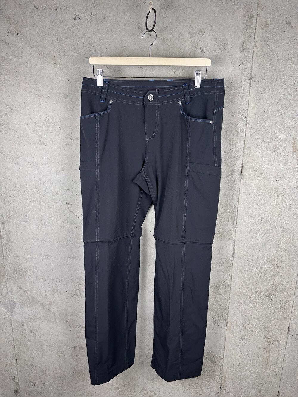 Kuhl Grey Convertible Hiking Trekking Outdoor Stretch Pants Women's Size 12 REG